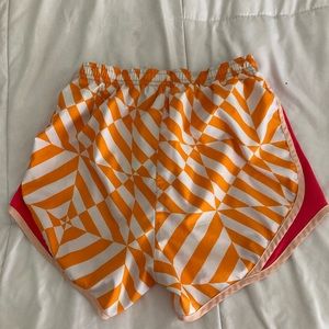 Nike Dri-fit Running or Gym Shorts Orange Pink White Small